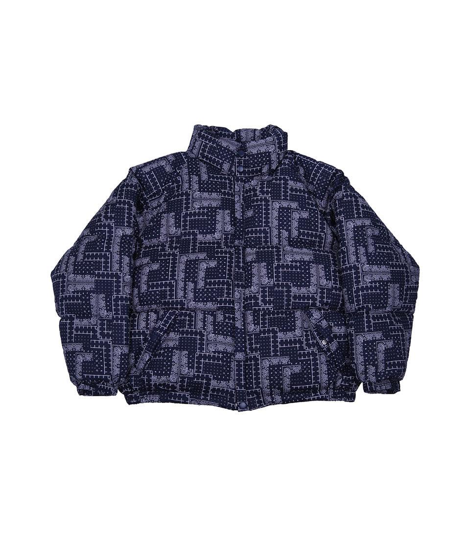 CHANCECHANCE DOWN PARKA(PAISLEY NAVY)