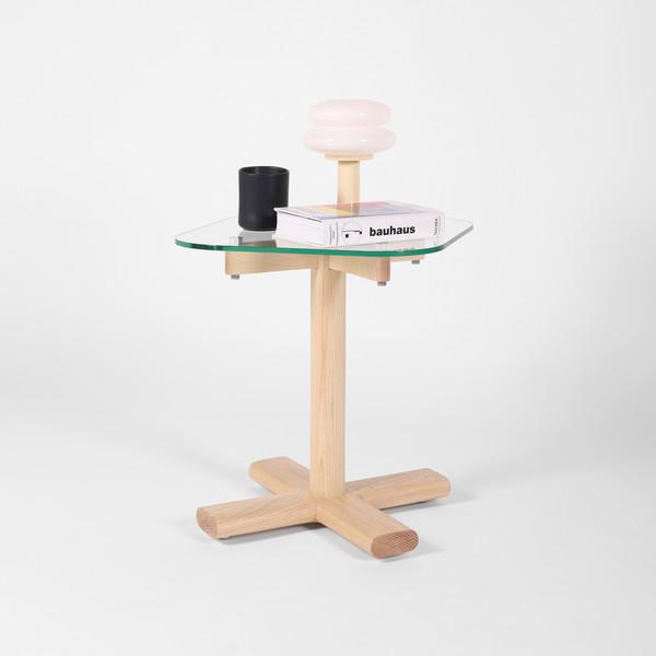 X-X_02 Side Table  Ash wood