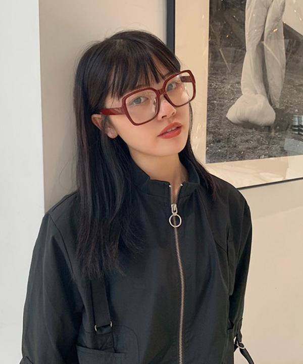 캣스트릿 무료배송 셀럽빈티지 스퀘어프레임뿔테안경 (블랙,투명,레오파드,레드와인)