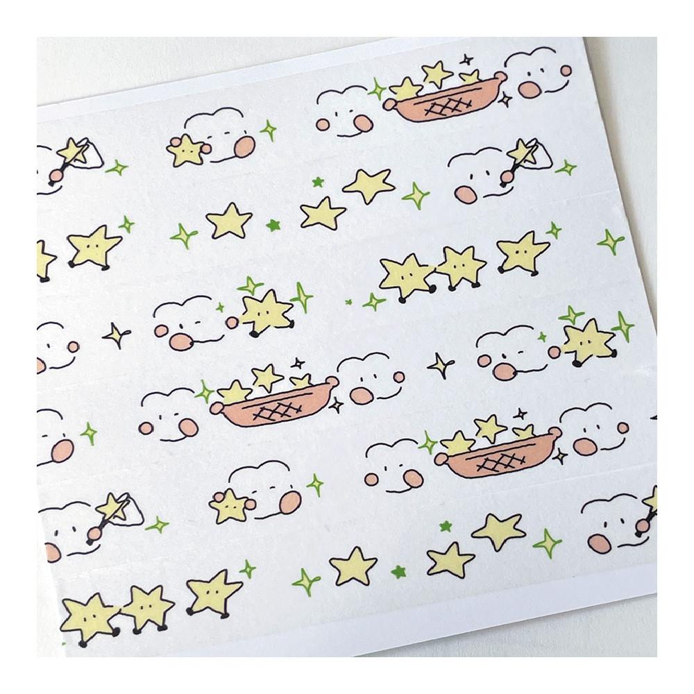 [맹글도어] 풀푸리와 별 마스킹테이프