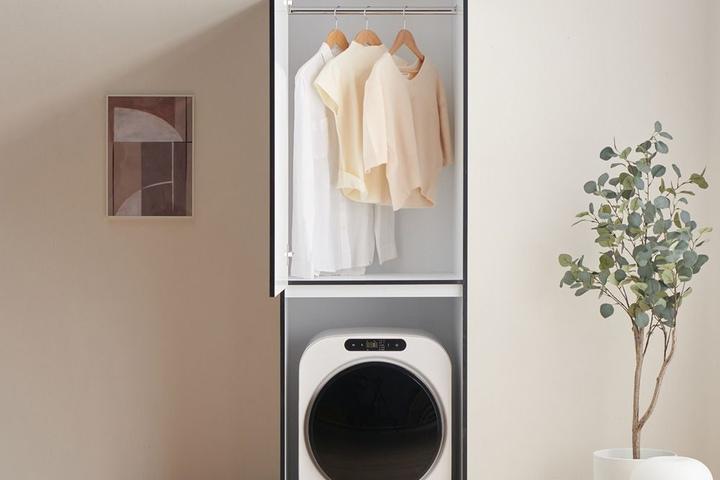 아이노 높은 미니 건조기 옷장 수납장 1800