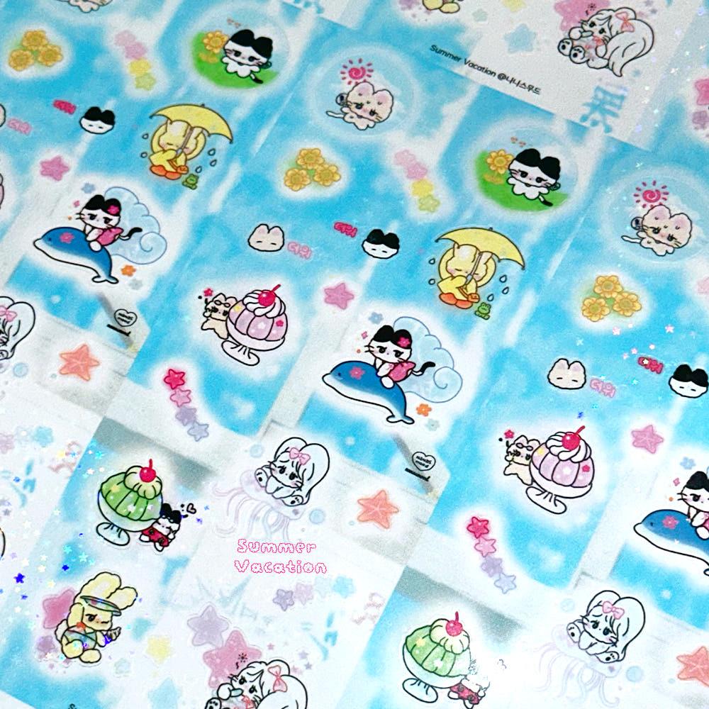 나나스무드 Summer Vacation 스티커