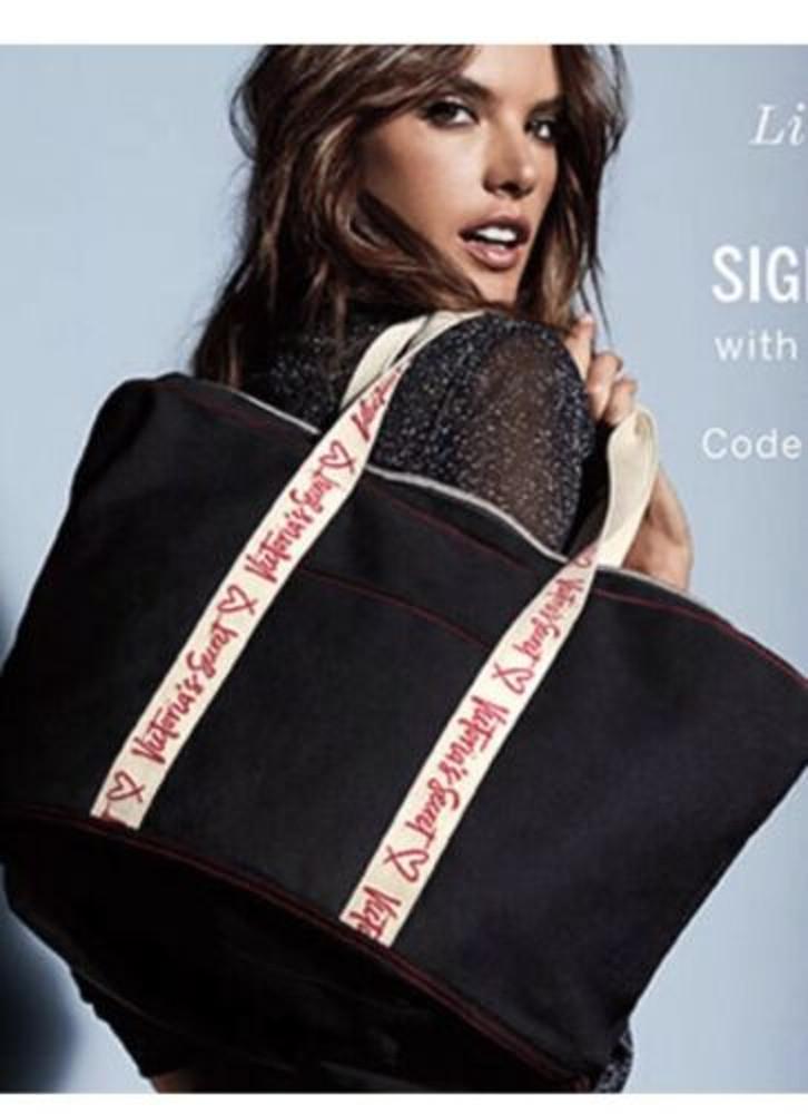 VICTORIAS SECRET 빅토리아 시크릿 시그니쳐 토드백