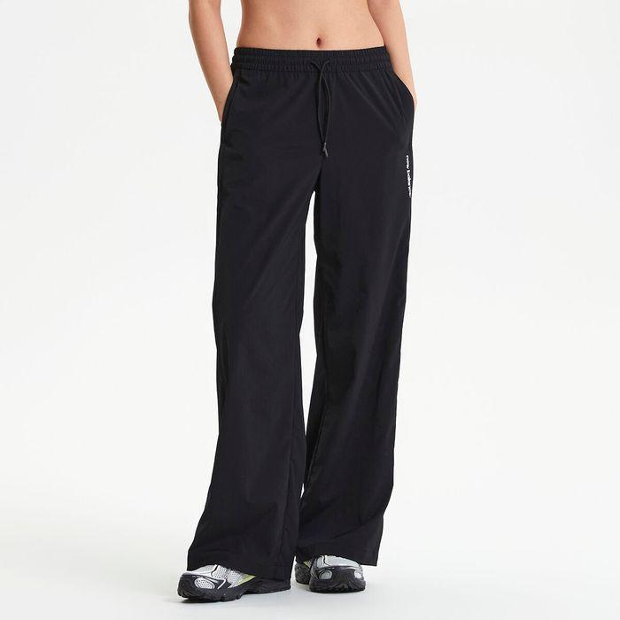 NBNTF3W712 / WOMEN FROZEN 우븐 스트레치 와이드팬츠 (BLACK)