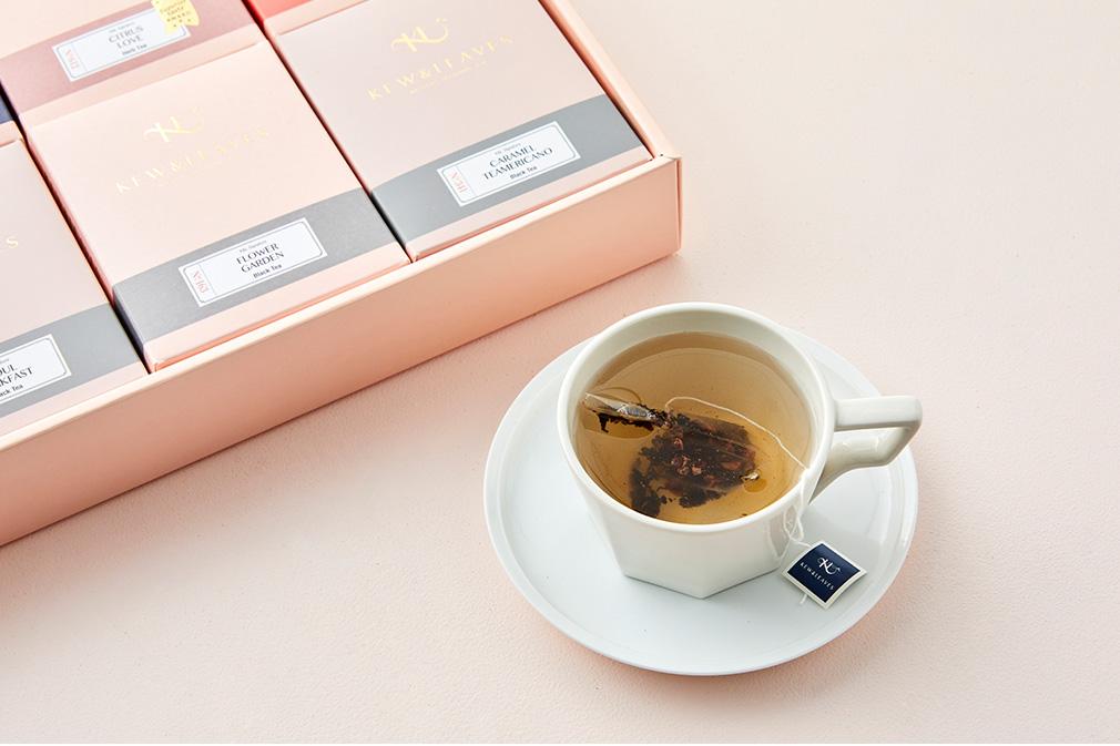 [선물세트] 큐앤리브즈 티백 시그니처 6종 (18개입)