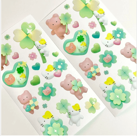 [애드] 몰랑 클로버 스티커