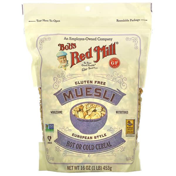 Bob's Red Mill, 뮤즐리 (Muesli), 글루텐 프리, 16 온스 (453 그램)