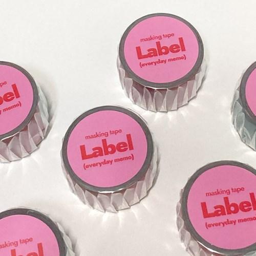 [오블러뮤] 키치 라벨지 마스킹테이프 30mm
