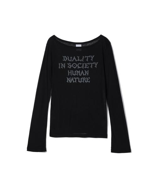 가터갤러리(GOTTER GALLERY)  HUMAN NATURE SHEER MESH TOP_BK - 사이즈 & 후기 | 무신사