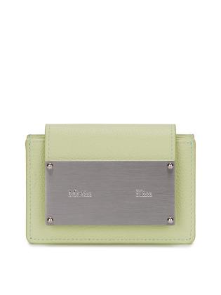 ACCORDION WALLET IN LIGHT GREEN