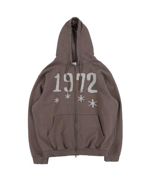 더콜디스트모먼트(THE COLDEST MOMENT)  TCM 1972 hooded zip-up (dark brown) - 사이즈 & 후기 | 무신사