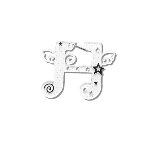 𓂃 🎵₊⋆ 도트 음표 엔젤 날개 카라비너 키링