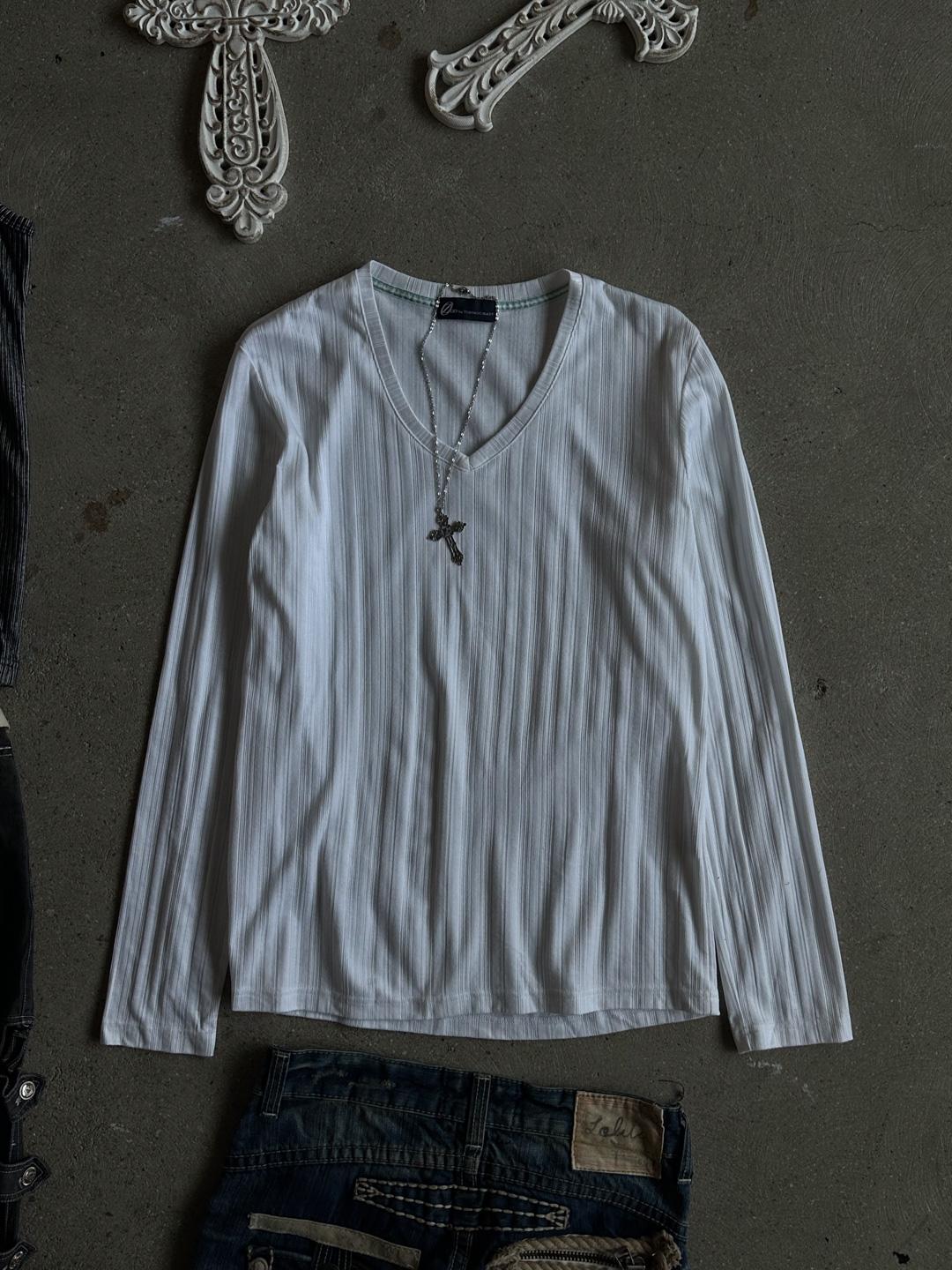 V-Neck T-Shirt 0710 W