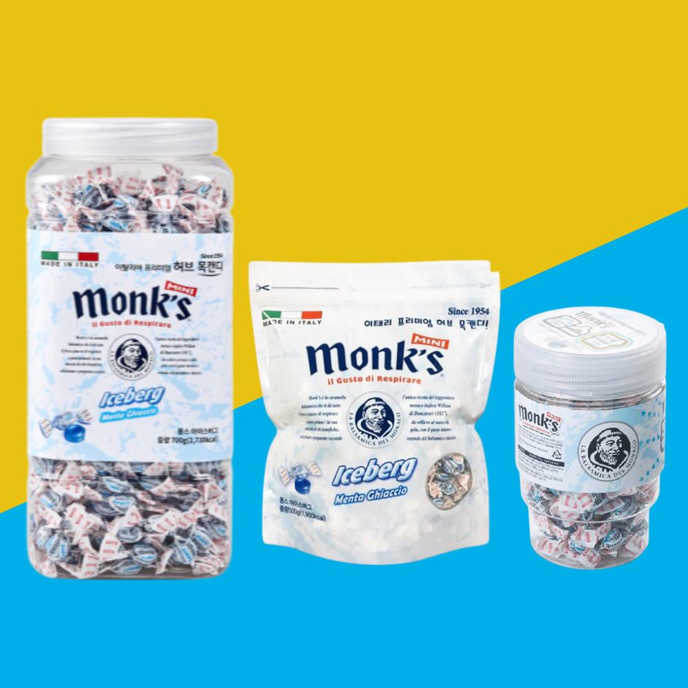 몽스 monks 몽스팝 차량용 아이스버그 총명사탕 잠깨는사탕 이탈리아레몬 편의점캔디 코스트코 할로윈