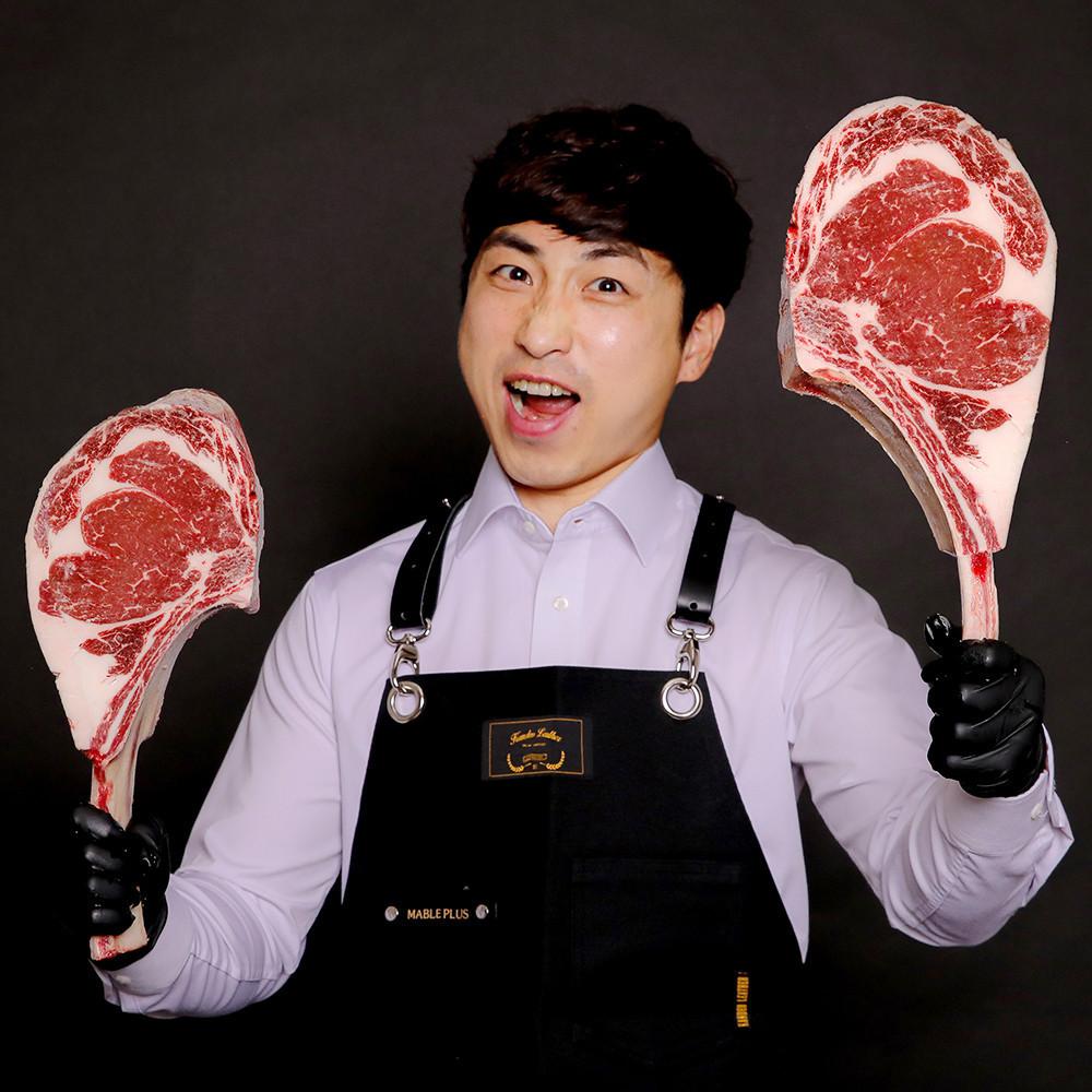 토마호크 우대갈비 티본 엘본 채끝 등심 립아이 비프립 스테이크 소고기 캠핑