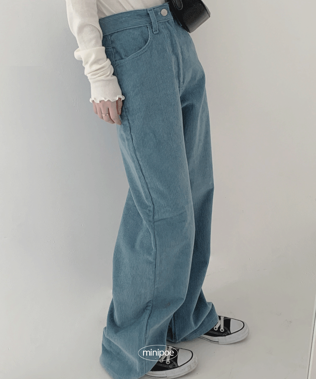 바온 [2천장돌파][BAONHOUSE] Ruki denim wide pants (2color