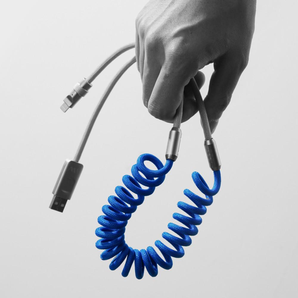 얼루어웨이브 USB C TO C 스프링 고속 충전케이블