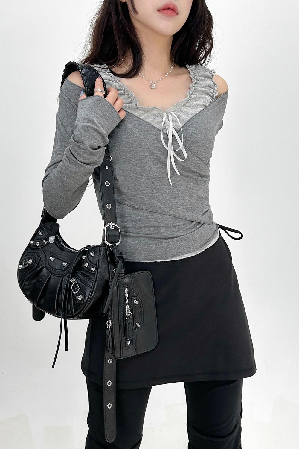 ballet layered tee (2colors)