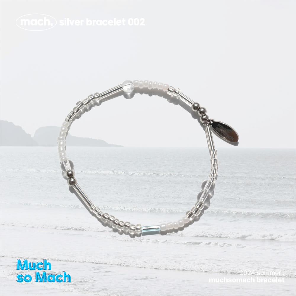 mach, silver bracelet 002 / 비즈팔찌