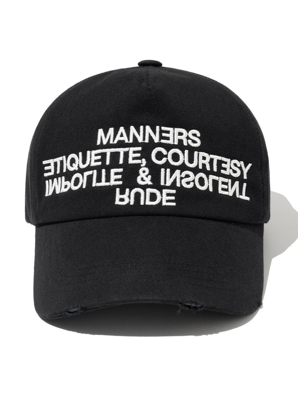 Destroyed Dummy Ball Cap [Black]