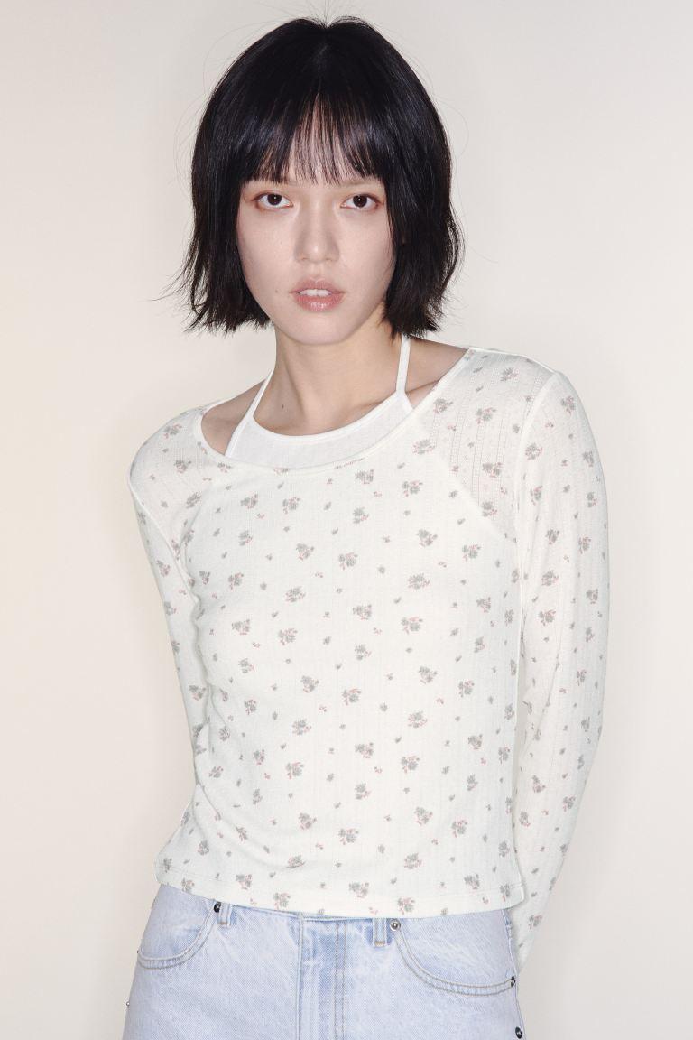 레이어드 룩 탑