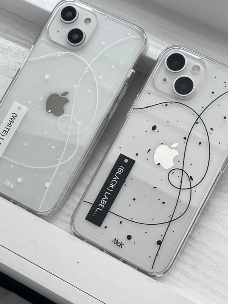 라인드로잉 젤리하드케이스(2color)