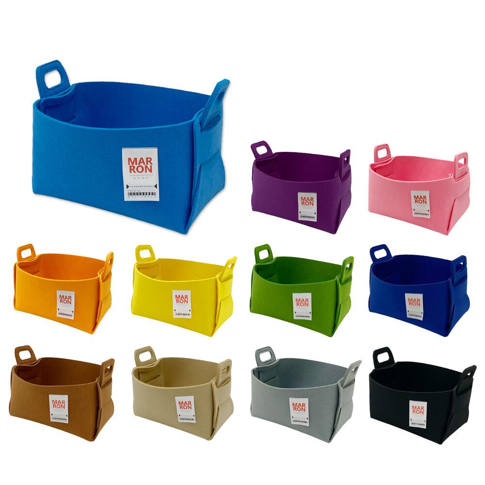 마롱즈 펠트 수납 바구니 패브릭바구니 장난감정리함(13컬러, 4사이즈)