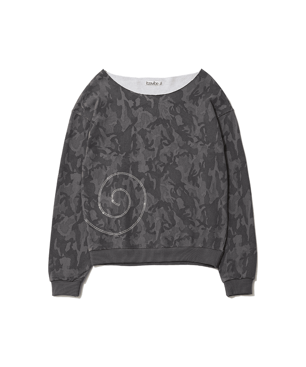 CAT TAIL CAMO OFF SHOULDER