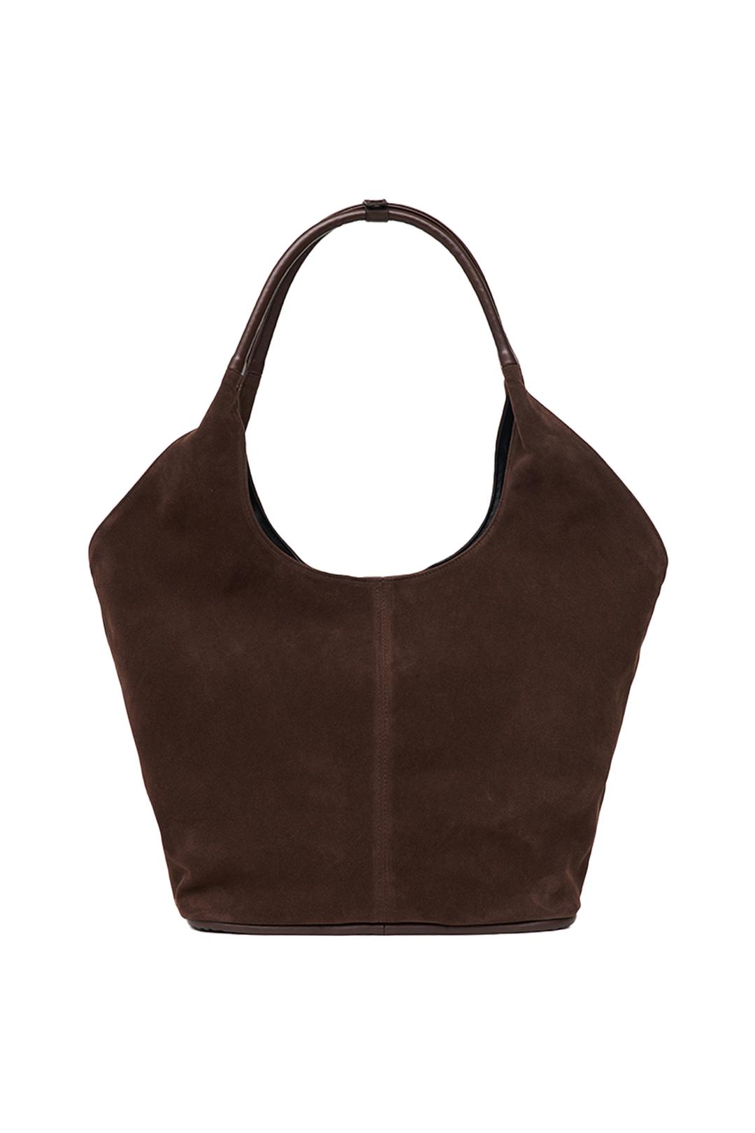 vase bag (suede brown)