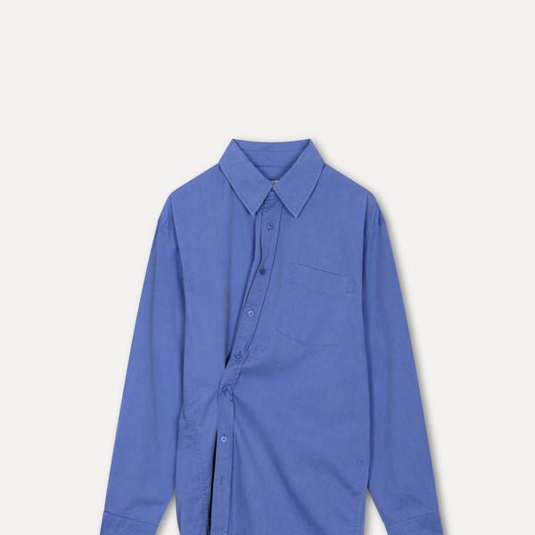 Maeve drape shirt blue