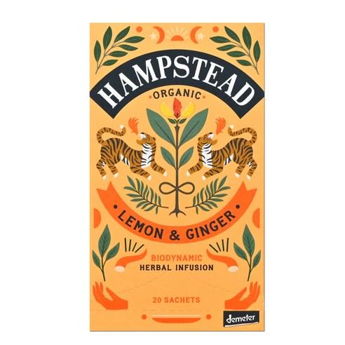 햄스테드 레몬 앤 진저, 1.5g, 20개입, 1개 - 생강차 | 쿠팡