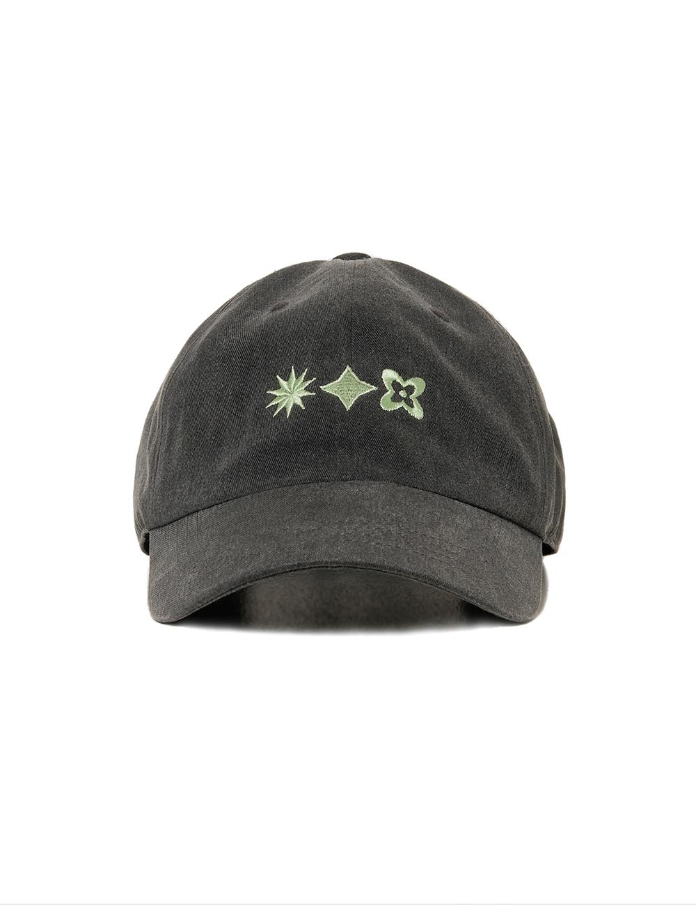 amareis symbol washed cap (charcoal)