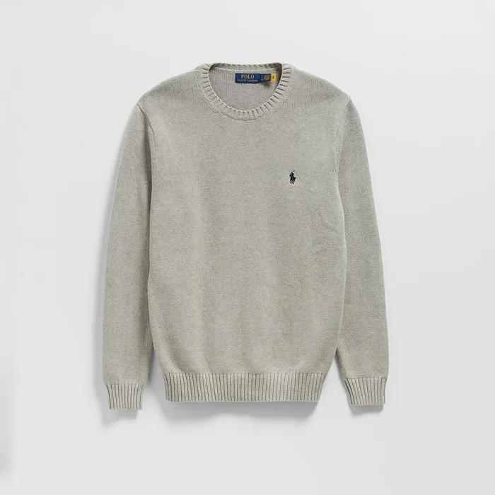 코튼 크루넥 스웨터 (GREY)