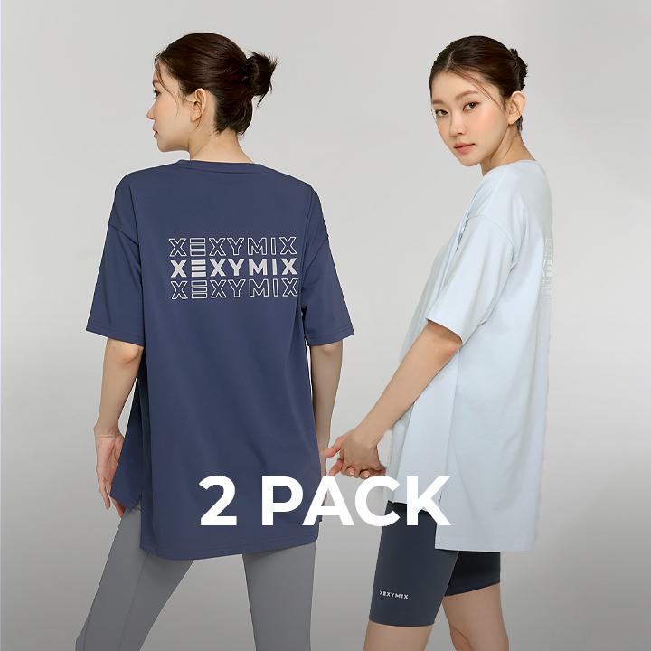 [2PACK] 필리퍼 코튼 오버핏 티셔츠