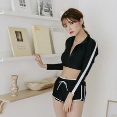 벤디스 비치웨어 불륨 섹시 여성 래쉬가드 세트 플랜 C251 (4pcs) 여성래쉬가드