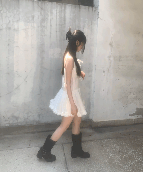 팜므뮤즈 Shue Pintuck Slip Dress(2Colours)