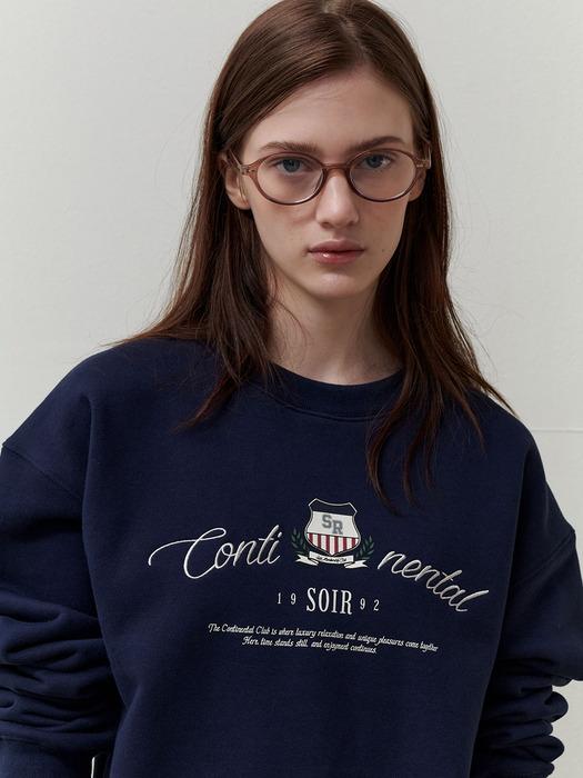 EMBLEM GRAPHIC SWEATSHIRT - NAVY