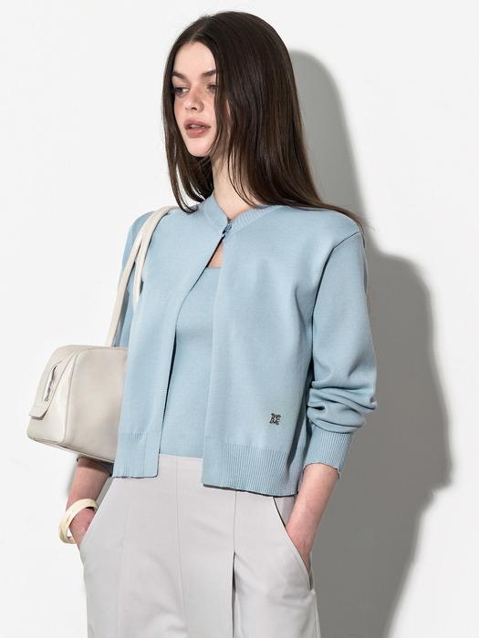 리브 원버튼 가디건