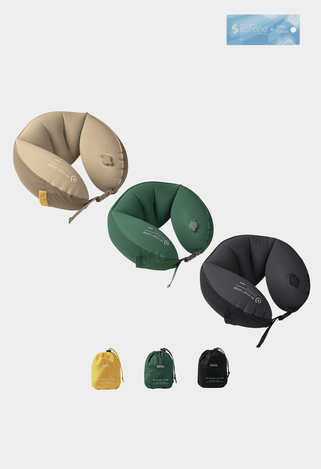 [Buy2Get10%] keek Air Neck Cushion (Pillow O V2) - 3 Color