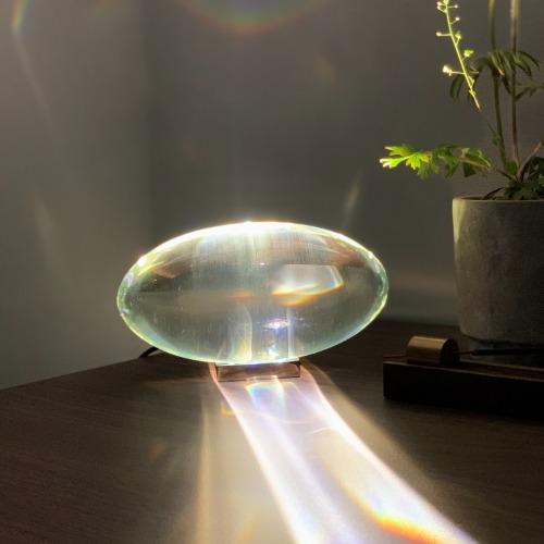 글라스 오발라운드 오브제 조명