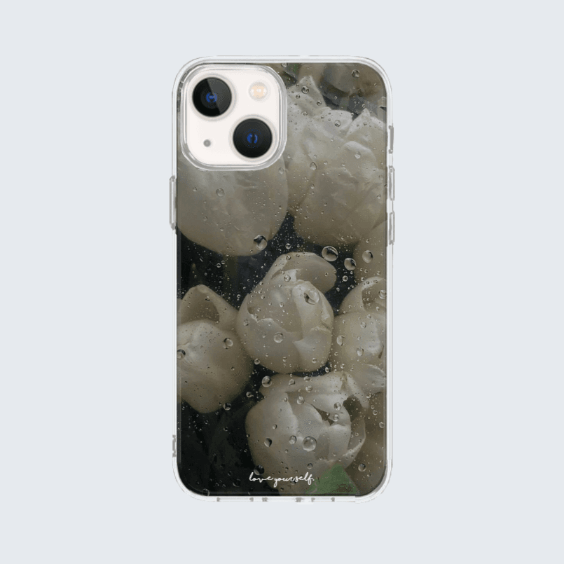 white bouquet case