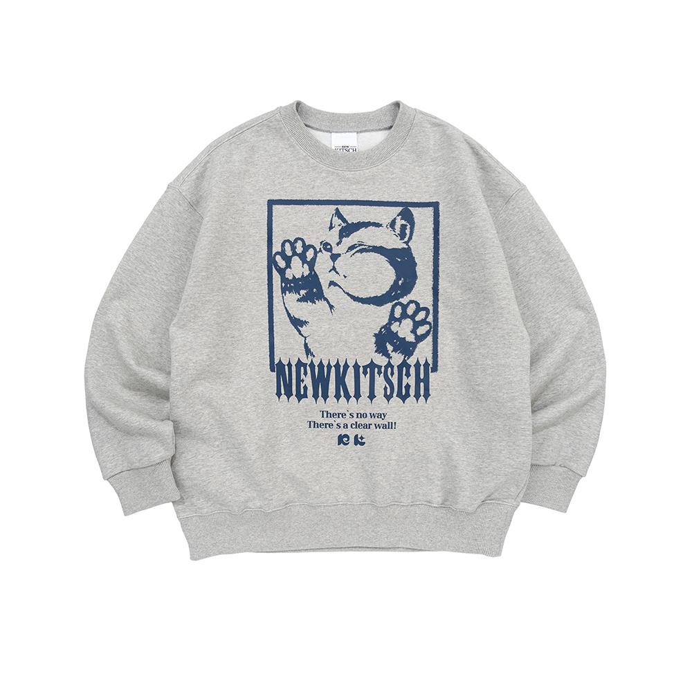 LOCKED-UP CAT SWEATSHIRTS (MELANGE)