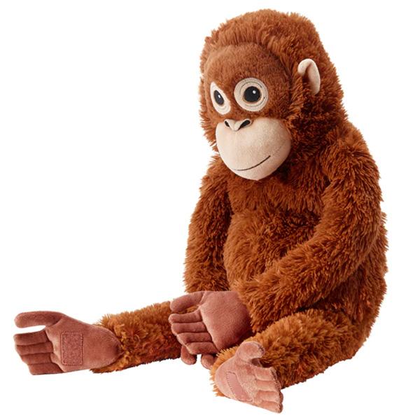 이케아 DJUNGELSKOG 오랑우탄 인형/원숭이 인형