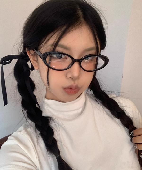 무료배송 밀레니엄 캣블랙 뿔테안경 (블랙) #긱시크 #빈티지 셀럽Pick!
