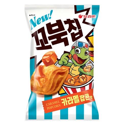 오리온 꼬북칩 카라멜팝콘맛, 108g, 1개 - 기타과자 | 쿠팡