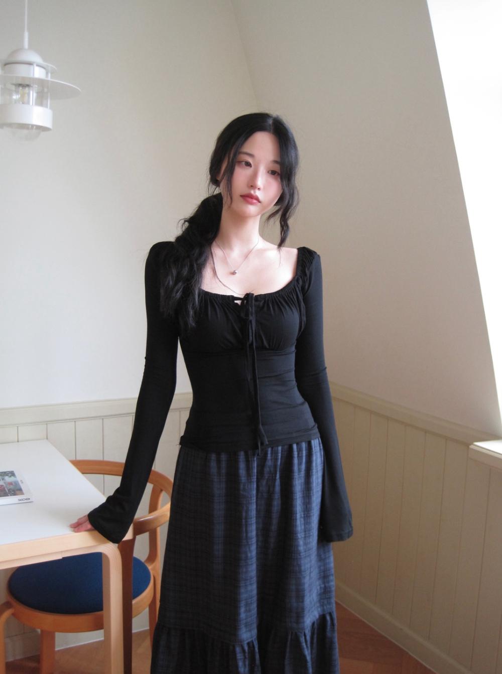 옵텐소 에르 셔링 퍼프 티셔츠 (3color)