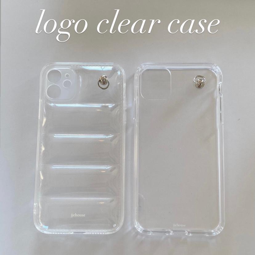 logo clear phone case (padding case ver.)
