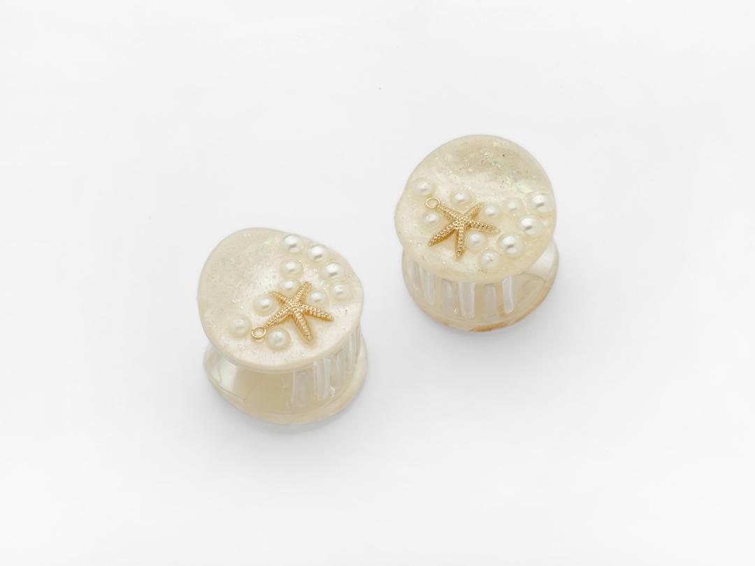 Ariel Clips in Cream