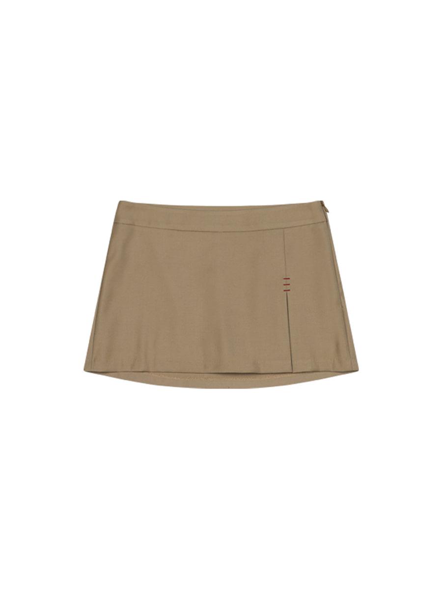 MICRO SKIRT (BEIGE)