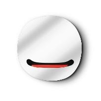 스마일링 미러 레드 51x52x17